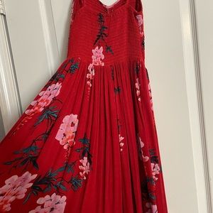 Floral print maxi dress